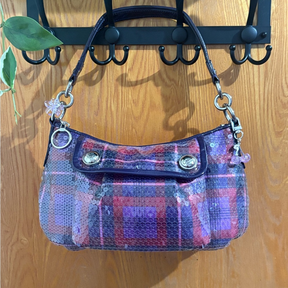 SOLD Rare Coach Poppy Sequin Purse
